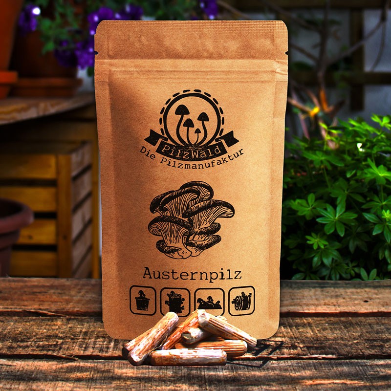 PilzWald Pilzzuchtshop - Dein Shop für die Pilzzucht 2 PilzWald Pilzdübel Pilzbrut - Pilzzucht auf Kaffeesatz mit Impfdübeln