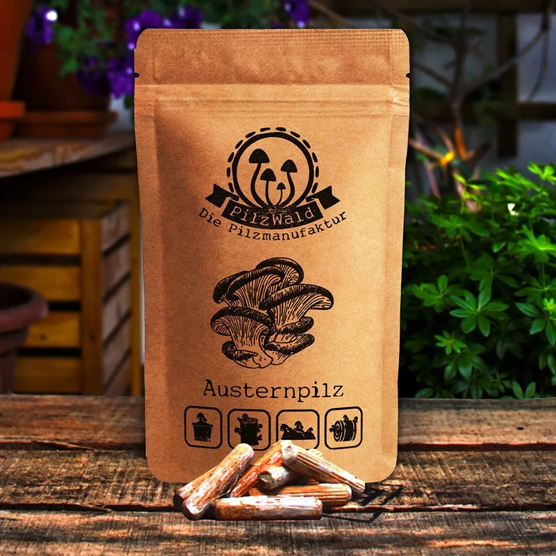 PilzWald Pilzzuchtshop - Dein Shop für die Pilzzucht 2 PilzWald Pilzdübel Pilzbrut - Pilzzucht auf Kaffeesatz mit Impfdübeln