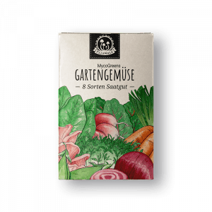 PilzWald MycoGreens Gemüse Samen Set für die Bepflanzung eines Pilzbeets - Saatgut für Haus & Garten